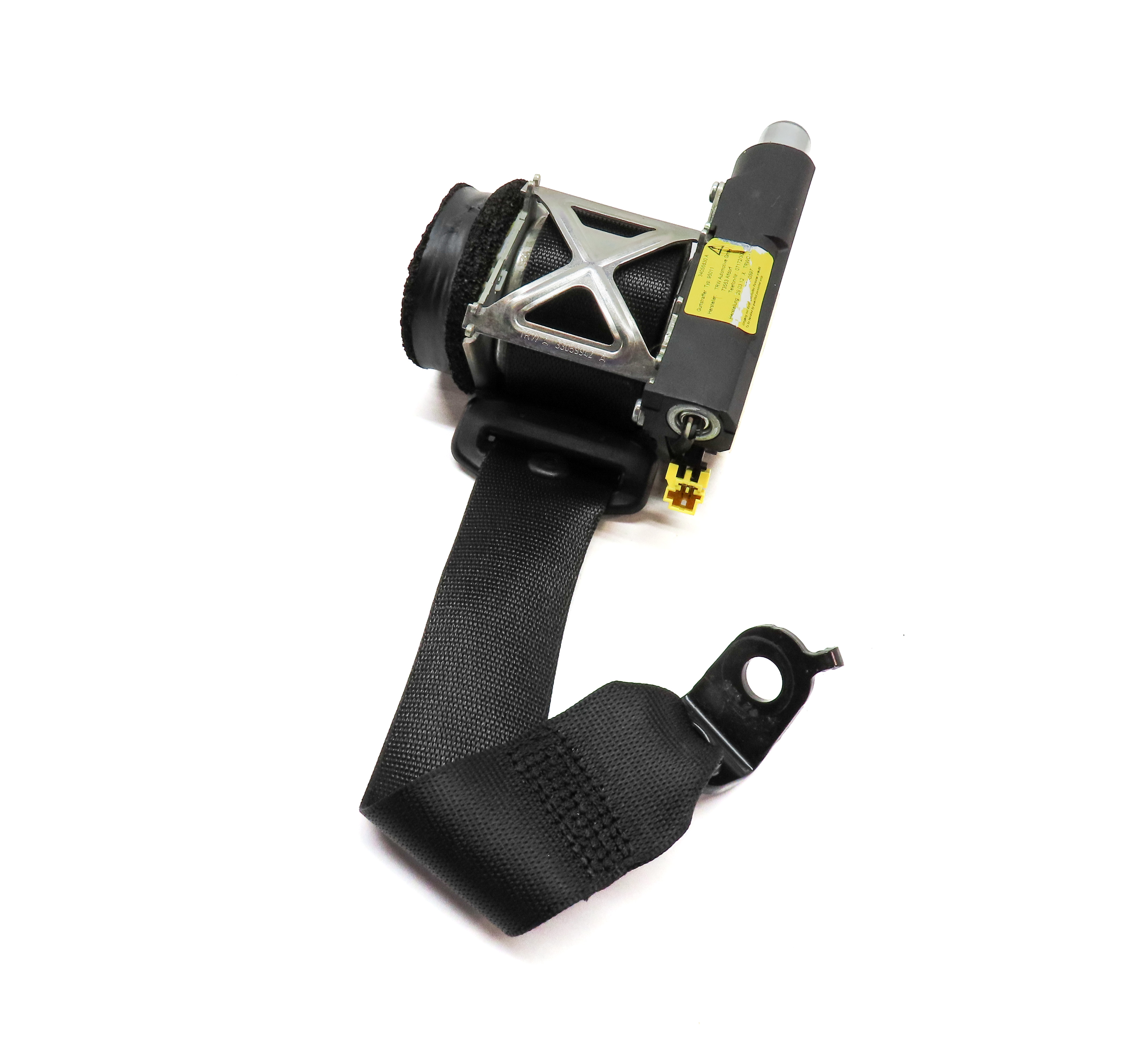 2012 MERCEDES E350 SEDAN (W212) REAR RIGHT SEAT SEATBELT RETRACTOR (Black) — exact item pictured